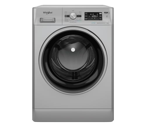Whirlpool FFB 116 SILVER IT- Lavatrice 11kg Libera Installazione, Carica Frontale. Centrifuga 1400 Giri Al Minuto. Larghezza 59,5cm, Profondità 60,5cm, Altezza 85,0cm, Classe Energetica A