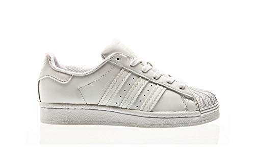 adidas Superstar J, Sneaker Unisex - Adulto, Ftwr White Ftwr White Ftwr White, 40 EU