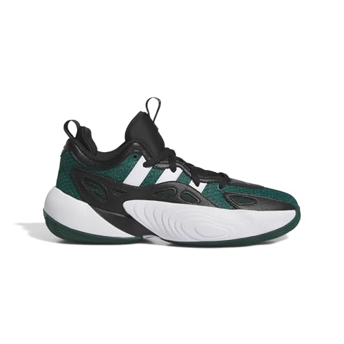 adidas TRAE Unlimited, Scarpe da Basket Unisex-Adulto, Collegiate Green/Core Black/Cloud White, 46 EU