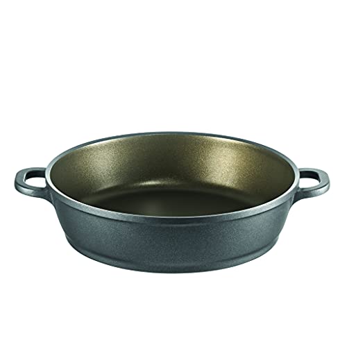 Berndes Vario Click Induction Plus Tegame 28 cm, Alluminio Pressofuso, Argento