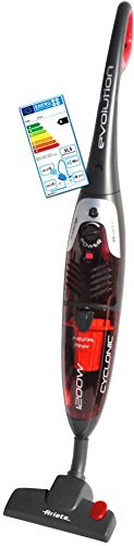 Ariete 2772 Evolution, Scopa elettrica senza sacco, Motore ciclonico, 79 Decibel, 600 Watt, Rosso e Nero