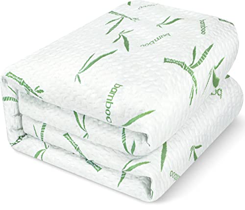 Utopia Bedding Coprimaterasso Matrimoniale Impermeabile 160 x 200 x 30 cm, Viscosa Premium Proteggi Materasso, Oeko-Tex Certified, Traspirante, Tutto Intorno Elastico