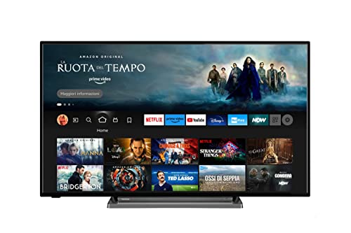 Toshiba Smart Fire TV 43" Ultra HD 43UF3D63DA, TV 4K 43 Pollici, DVB-T2, Dolby Vision HDR10, HDMI 2.1 (Ricondizionato)
