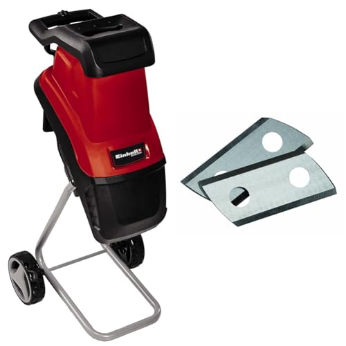 Einhell Biotrituratore Elettrico A Lame Gc-Ks 2540 & 3405930 Coltelli Per Biotrituratore, Argento