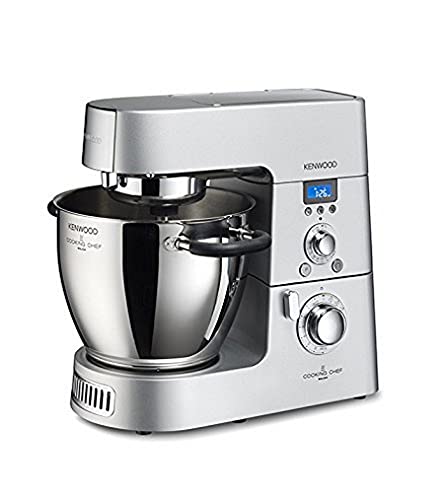 Kenwood KM096 Cooking Chef Impastatrice Planetaria, con Frullatore e Food Processor, 1500 W, Alluminio Pressofuso, Grigio