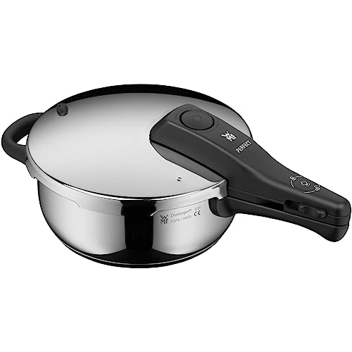 WMF Pentola Perfect Ø 22 cm, Ø 3 litri, in acciaio inox Cromargan per induzione