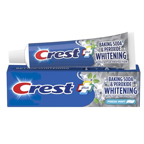 Crest Dentifricio alla menta fresca (bicarbonato di sodio e perossido sbiancante con protezione tartaro) 230G (8.2 Oz)