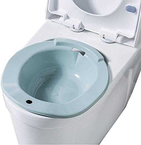 Bidet Portatile per WC Universale,Bidet Portatile per Donne in Gravidanza,Rialzo WC e Bidet in per Anziani e Disabili,Adatto a tutti i WC Standard,Blu