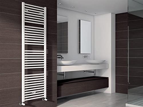Irsap - Scaldasalviette bagno Irsap Ares, attacchi laterali - 170X55, Bianco, A magazzino
