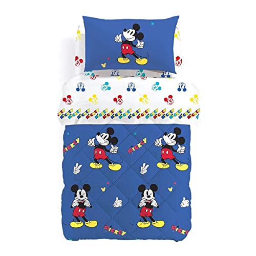 Caleffi Disney - Trapunta Mickey Retro Ragazzo Singolo