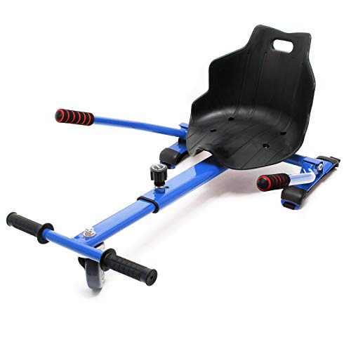 Wiltec Sedile per hoverboard max 120 kg rosso, regolabile, per scooter elettrico autobilanciato
