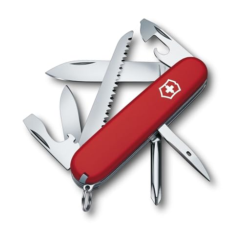 Victorinox, Hiker, Coltellino Svizzero, Originale, Multiuso, Campeggio, 13 Funzioni, Lama, grande, Apriscatole
