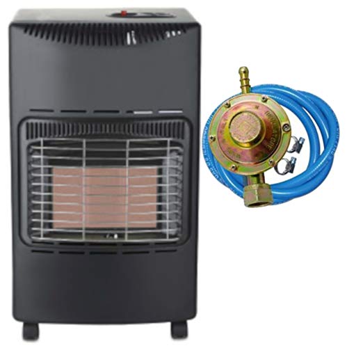 Stufa a gas infrarossi Tectro TGH242R 4200 W ODS sistema anti-ribaltamento ed assenza fiamma O2 REGOLATORE TUBO FASCETTE OMAGGIO