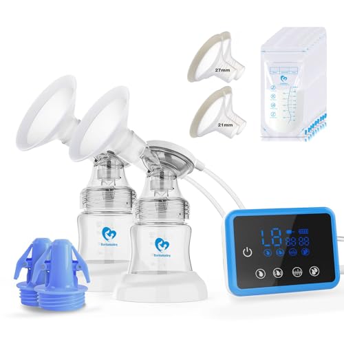 Tiralatte Elettrico,Bellababy Tiralatte con Touchscreen Sensibile, Modalità Multiple e Livelli di Aspirazione, Portatile, Vieni con flangia da 24mm B1