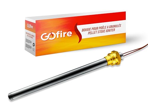 Candela di accensione per stufa a pellet generico - Compatibile/adattabile PIAZZETTA/SUPERIOR/JOLLY MEC/INTERSTOVES/INVICTA/MCZ/FREEPOINT/RED/KAUSIFLAM/SKIA (150/140 mm - Ø9,9 mm - 280 W - dado 3/8)