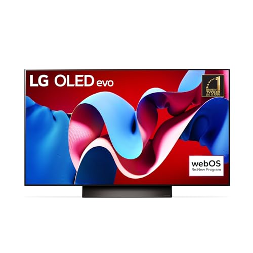 LG OLED evo 48'', Serie C4 2024, OLED48C46LA, Smart TV 4K, Processore α9 Gen7, OLED Dynamic Tone Mapping Pro, 40W, Dolby Vision, 4 HDMI 2.1 4K@144Hz, GSync, VRR, Alexa, ThinQ AI, webOS 24