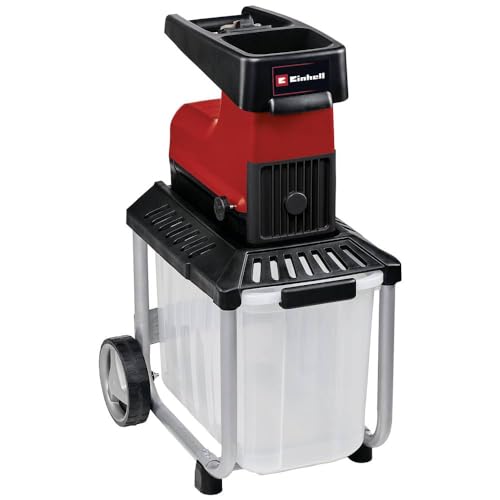 Einhell GC-RS 60 CB - Frantoio silenzioso per piante (2800 W, cilindro da taglio, vassoio da 60 L, interruttore di sicurezza integrato)