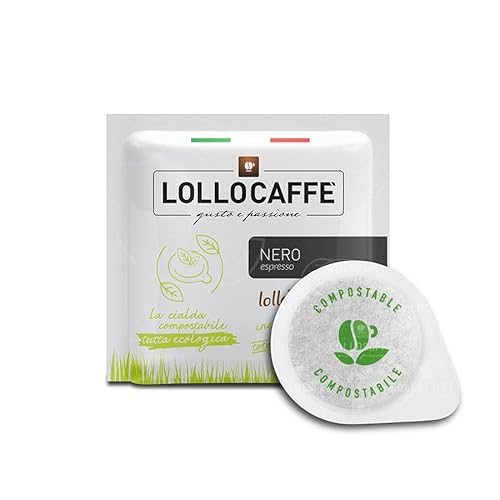 300 CIALDE FILTRO CARTA 44MM LOLLO CAFFE' NERO ESPRESSO ORIGINALI