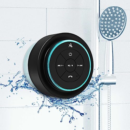 Xleader, Altoparlante doccia, Altoparlante wireless impermeabile, Lozoyoer Shower Speaker, IPX7 Certified Waterproof Bathroom Speaker, Girl Women Kids Shower Gift,