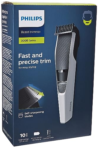 Philips Beardtrimmer Series 3000 BT3206/14 Barbero con Batería