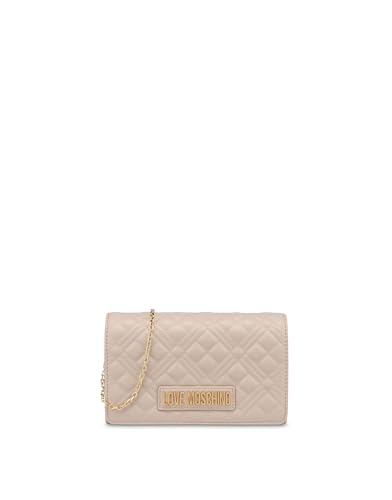 Love Moschino JC4079PP1MLA0110, Borsa A Spalla Donna, Avorio, Unica