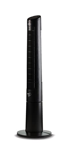 Ariete 805 Ventilatore a torre Freshair, 45W, Oscillazione 180°, Display, 3 Velocità, 3 Modalità Ventilazione, Timer fino a 12h, Nero