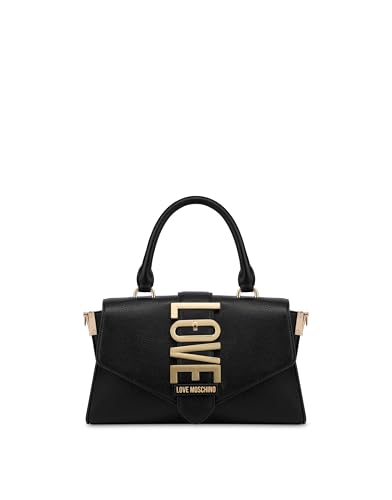 Love Moschino POLJC4226PP0MKC0000U, Borsa a Mano Donna, Nero