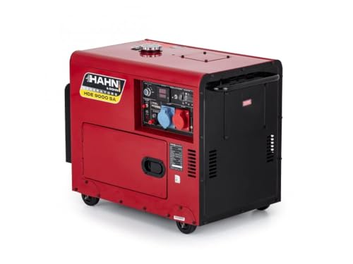 Generatore di corrente diesel 7 kW/230 V, 7 kW/400 V, unità di emergenza silenziosa con serbatoio da 15 l, per industria, commerciale e alimentazione di emergenza