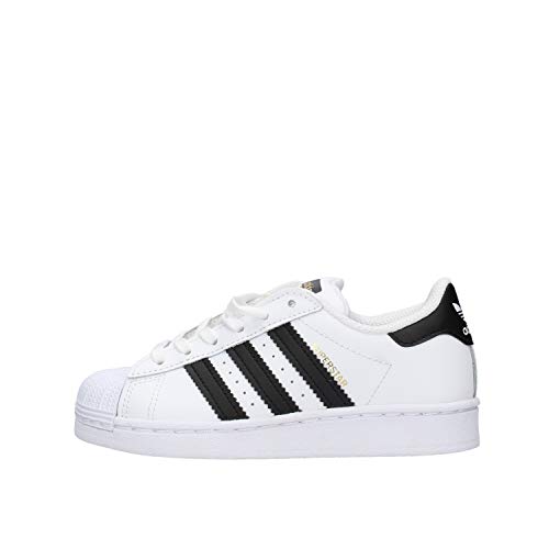 adidas Originals Superstar C, Scarpe da ginnastica Unisex - Bambini e ragazzi, Cloud White Core Black Cloud White, 33 EU
