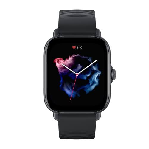 Amazfit GTS 3, 42 mm, Smartwatch Orologio Intelligente Fitness con Bluetooth, 150 Modalità di Allenamento con GPS, AMOLED , 5 ATM Impermeabile, Durata Batteria di 12 Giorni, Alexa Integrato, SpO2