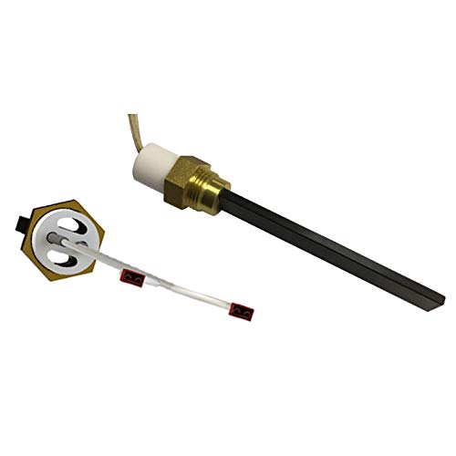 Easyricambi Candeletta al Quarzo 300w per accensione Stufa a Pellet Lunga 123mm, Fino a Battuta 90mm