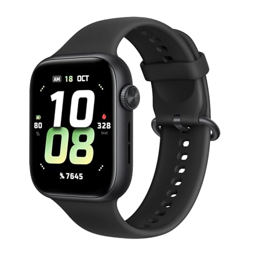 HONOR Watch 5 Smartwatch, GPS Watch, 1.85” Display AMOLED Smart Watch Uomo Donna, 15 giorni di durata della batteria, 5ATM e IP68, Orologio contapassi per Android, Nero