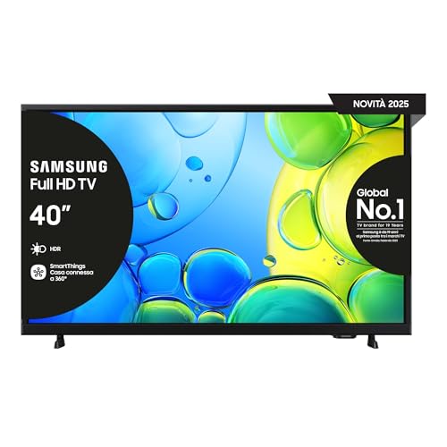 SAMSUNG Smart TV 40'' UE40F6000FUXZT FHD, Hyper Real Processor, HDR & Pur Color, Smart Experience, OTS Lite & Adaptive Sound, SlimLook Design, 2025, 40", 2025 F6000