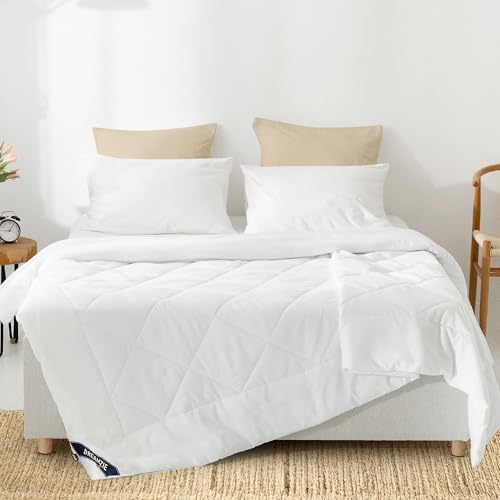 Dreamzie Piumino Estivo Letto Matrimoniale - Piumone Leggero 220x240 cm, Trapunta Sottile 220 x 240 in Microfibra Sintetica
