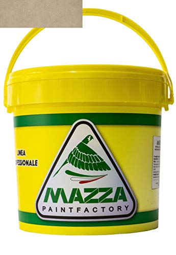 COLORIFICIO MAZZA Pittura Decorativa Per Interni Effetto Sabbiato Lt 5 Sabbia Vernice Muro Effetto Metallizzato Cangiante Perlescente Idropittura Murale Colorata (Beige Tortora Chiaro Sbp3094)