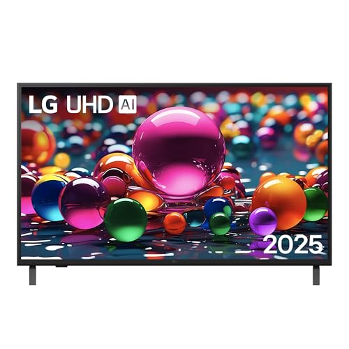 LG webOS UHD AI UA75 TV 50 pollici, Smart TV 4K Ultra HD, Processore α7 Gen8, webOS con AI, Filmmaker mode, HDR10, Gaming con VRR 4K@60Hz, Game Optimizer, Wi-Fi, 50UA75006LA 2025