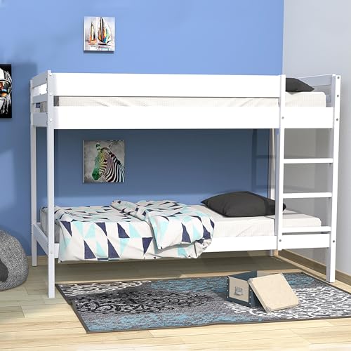 WEBER INDUSTRIES Letto a castello, 90 x 190 cm, colore: Bianco