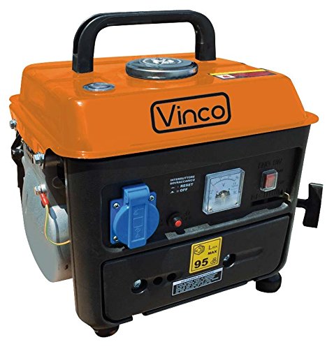 Vinco Generatore Tipo Silenziato, Trasportabile. Motore A 2 Tempi Monofase Con Marmitta Catalitica. Funzionamento Con Miscela 2%, 1 Presa 12 V. Capacità Serbatoio 4,2 Litri