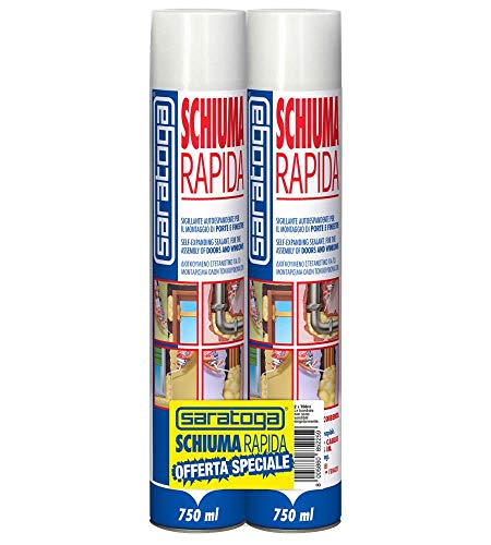 Schiuma Poliuretanica rapida 2 x 750 ml