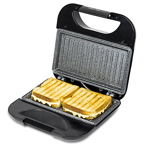 Cecotec Tostapane Rock'Toast. Rivestimento antiaderente, manico isolato, vano porta-cavo, 750 W (Rock’nToast)