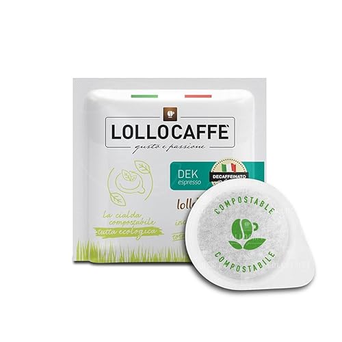 300 CIALDE FILTRO CARTA 44MM LOLLO CAFFE' DECAFFEINATO DEK ESPRESSO ORIGINALI