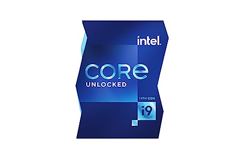 Intel® Core™ i9-11900K, processore desktop, per sistemi desktop 8 core fino a 5,3 GHz sbloccato senza grafica del processore LGA1200 (chipset Intel® serie 500 e serie 400 selezionati) 125 W