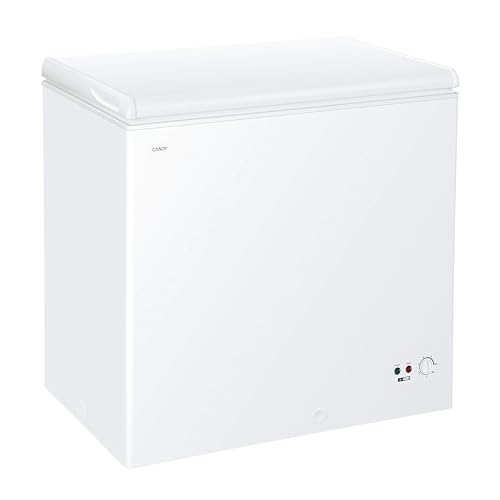 Candy Artico, CCHH 200E, Congelatore a pozzetto, Libera Installazione, 196Litri, 39/C dB, Funzione Artico, Connesso, Bianco, AxLxP 84,5x91,5x55,5 cm [Classe di efficienza energetica E]