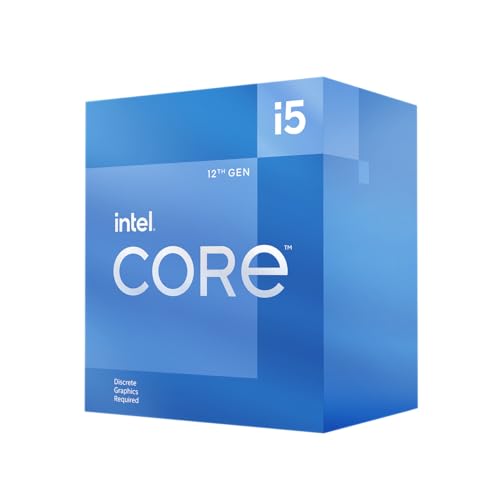 Intel Core i5-12400F - Processore desktop di 12° generazione, 2.5GHz, 6 core, LGA1700, RAM DDR4 e DDR5 fino a 128GB) BX8071512400F