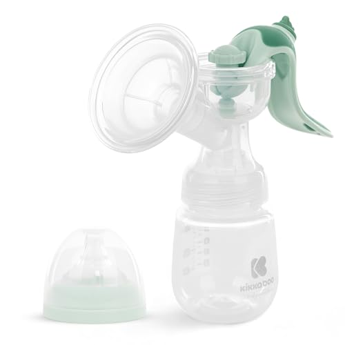Tiralatte manuale KikkaBoo ELSIE, tiralatte con 2 modalità, potenza di aspirazione regolabile, morbido cuscinetto in silicone, portatile, compatto