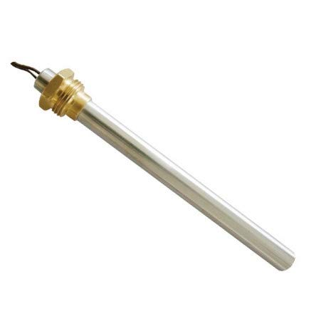 Xodo Store, Candeletta di accensione per stufe a pellet e caldaie, Resistenza accensione L. 156-167 mm Diam. 9,5 mm, 250 Watt, Platino, 1 pezzo