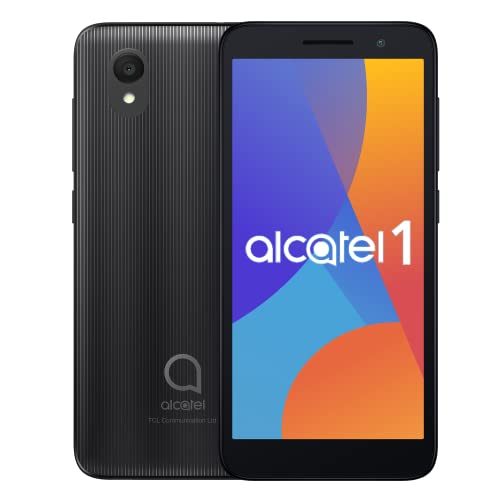Alcatel 1 2021 Volcano Black 5 pollici 8GB 4G sbloccato e smartphone senza SIM
