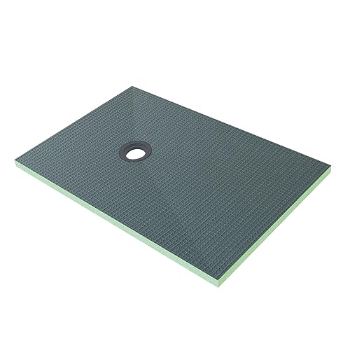 Piatto Doccia Pronto da Piastrellare in Estruso Rigida Polistirene Tagliabile Isolamento per Bagno Dimensione 80x120 cm spessore di 4 cm