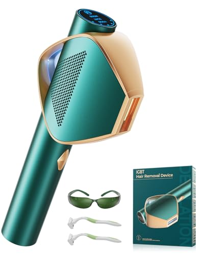 Epilatore Luce Pulsata, 600-1200NM Laser Epilatore Luce Pulsata, 0,8s Flash Rapido IGBT, Max 19,8J, Lampi Illimitati, 3 modalità energetiche Epilatore Laser per Donna, Corpo, Ascelle, Bikini