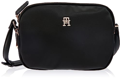 Tommy Hilfiger Donna Borsa Crossbody Poppy Crossover Borsa a Tracolla, Nero (Black), Taglia Unica